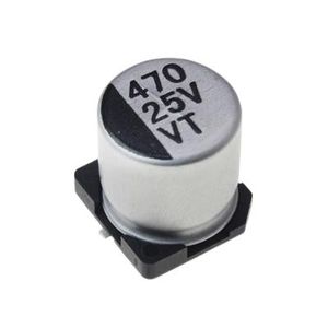 خازن الکترولیت CAP ELEC 470UF 25V 10*10.5MM SMD
