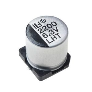 خازن الکترولیت CAP ELEC 2200UF 6.3V 10*10.5MM SMD