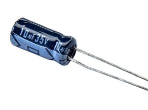 CAP 10UF 35V BLACK خازن الکترولیت دیپ