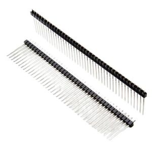 PIN HEADER 1×40 17MM پین هدر نری صاف مس