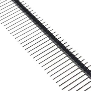 PIN HEADER 1×40 19MM پین هدر نری صاف مس