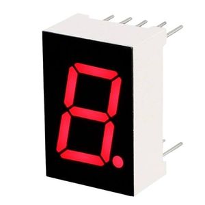 7SEG 1DIG 3191DSR 10*13 سون سگمنت قرمز آند پایه کنار مشترک