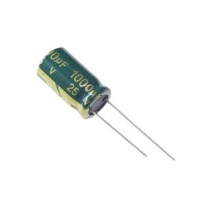 CAP 1000UF 25V GREEN خازن الکترولیت دیپ