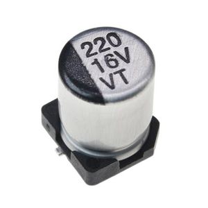 خازن الکترولیت CAP ELEC 220UF 16V 6.3*7.7MM SMD