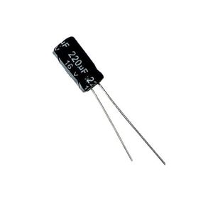CAP 220UF 16V BLACK خازن الکترولیت دیپ