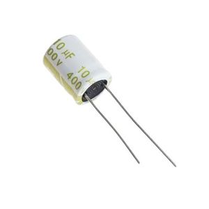 CAP 10UF 400V WHITE خازن الکترولیت دیپ
