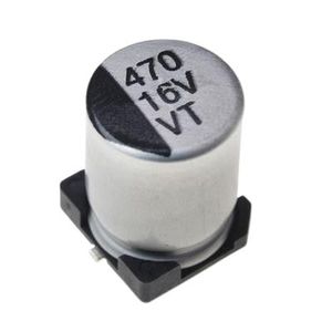 خازن الکترولیت CAP ELEC 470UF 16V 8*10.5MM SMD