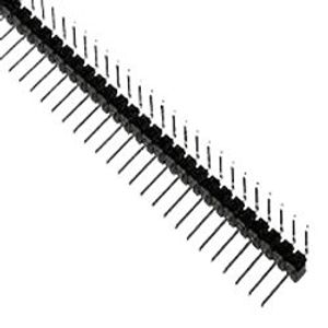 PIN HEADER 1×40 D-TYPE پین هدر نر رایت برعکس مس