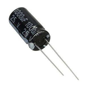 CAP 1000UF 25V BLACK خازن الکترولیت دیپ