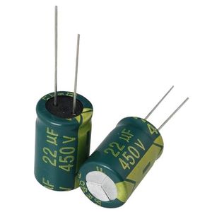 CAP 22UF 450V GREEN خازن الکترولیت دیپ
