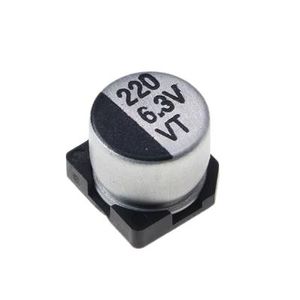 خازن الکترولیت CAP ELEC 220UF 6.3V 6.3*5.4MM SMD