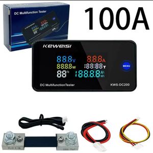 مولتی فانکشن واتمتر و پاورمتر KWS DC200V 100A DC