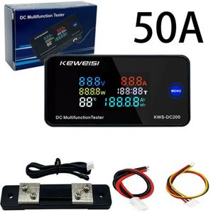 مولتی فانکشن واتمتر و پاورمتر KWS-DC200V-50A DC