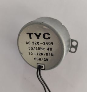 موتور گیربکسدار 4وات 12-10دور (CCW/CW) TYZ49 220V AC