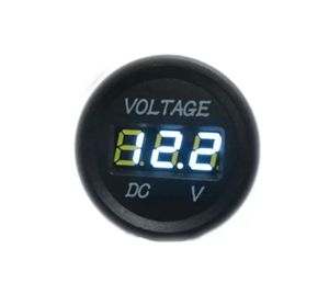 ماژول ولتمتر گرد خودرویی سفید 5-32 ولت (مدل R001)