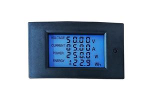 واتمتر و پاورمتر تابلوئی مدل DM20 100V 20A DC