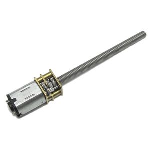موتور گیربکسی DC (12 ولت 100 دور در دقیقه M4 x 55)خطی ZGA12 N20