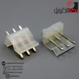 کانکتور پاور بدون قفل نری صاف 3پین