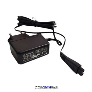آداپتور 5 ولت 1 آمپر ریش‌تراش  | مناسب انواع ماشین اصلاح شارژی | 5V 1A Shaver Adapter