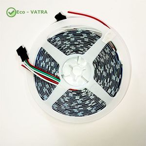 ریسه ال ای دی 12 ولت نواری 5050-تراکم 60- RGB برنامه پذیر - IP20 - حلقه 5 متری