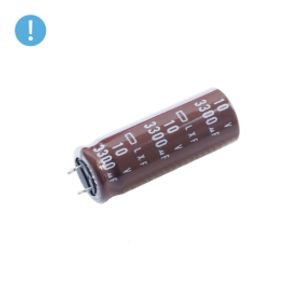 خازن الکترولیتی 3300uF / 10V ژاپنی مارک NIPPON
