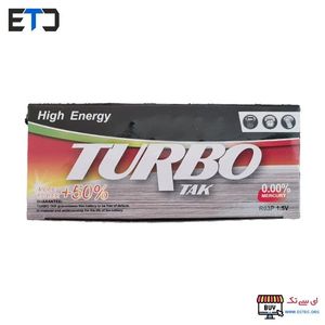 باتری نیم قلمی AAA برند Turbo Takمدل R03P 1.5v بسته 2 عددی
