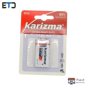 باتری کتابی 9 ولت Karizma کارتی مدل Extra Heavy Duty