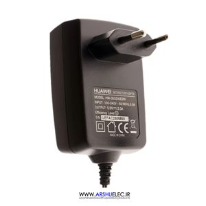 آداپتور اورجینال هوآوی 5 ولت 2 آمپر HW-050200E2W دارای پورت USB 2.0 نوع B