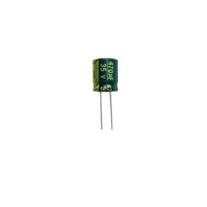 خازن 470 میکروفاراد 35 ولت جیکو سبز (LOW ESR)