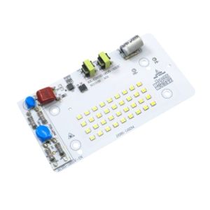 LED DOB پروژکتوری سفید مهتابی 220VAC 30W دارای مدار محافظتی Anti Surge سایز 127x67mm