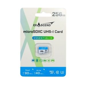 کارت حافظه MicroSDXC مدل Essential-X UHS-I U1 V10 مارک ExAscend ظرفیت 256 گیگابایت