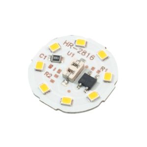 LED DOB سفید طبیعی 220VAC 5W گرد قطر 28mm سوکت دار