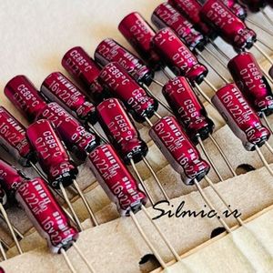 خازن سیلمیک 22 میکرو فاراد 16 ولت ELNA های گرید صوتی RFS ( SILMICII )