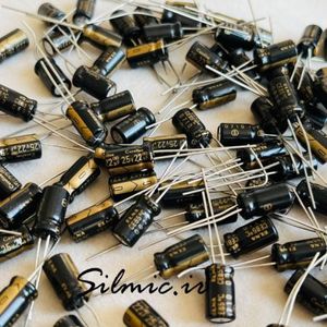خازن های گرید 22 میکرو فاراد 25 ولت صوتی ELNA ژاپن سری ROA cerafine