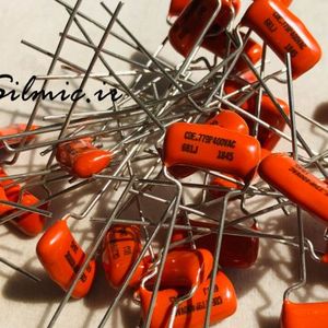 خازن افسانه ای 6.8 نانو فاراد 400 ولت AC ساخت SPRAGUE سری orange drop