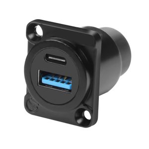 پنل روکار فلزی مادگی برل دو پورت USB 3.0 و TYPE-C