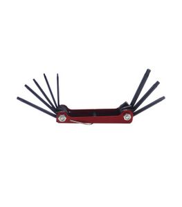 آچار آلن ستاره ای T چاقویی تاشو 8 عددی اسکای SKY مدل ST-1201B