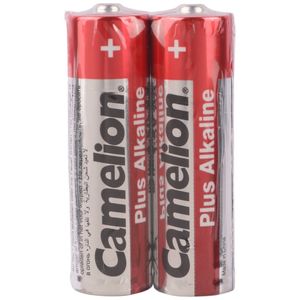 باتری دوتایی قلمی Camelion Plus Alkaline LR6 AM3 1.5V AA شیرینک