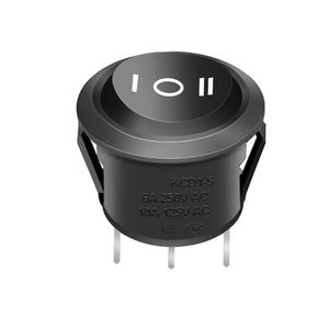 کلید راکر سه حالته گرد 3 پایه KCD1-105 مرغوب