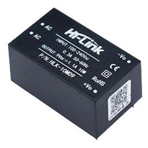 منبع تغذیه AC TO DC 220V TO 9V 1.1A HLK-10M09