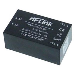 منبع تغذیه AC TO DC 220V TO 5V 4A HLK-20M05