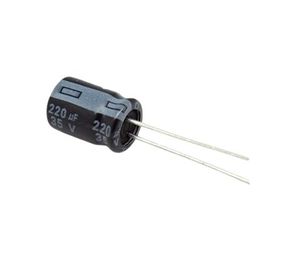 CAP 220UF 35V BLACK خازن الکترولیت دیپ