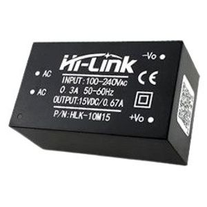 منبع تغذیه AC TO DC 220V TO 15V 670MA HLK-10M15