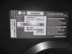 تلویزیون ال ای دی شکسته ال جی مدل: 42LA66000
