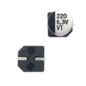 خازن 220 میکروفاراد 6.3 ولت SMD
