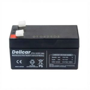باتری خشک 12 ولت 1.3 آمپر ساعت مارک Dellcar