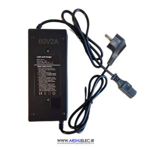 شارژر 60 ولت 2 آمپر باتری لید اسید (74V)