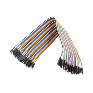 کابل فلت 40 رشته رنگی دوسر نری flat cable male to male 20cm