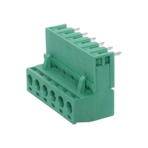 ترمینال 7 پین زاویه‌دار MX2EDGK+R-5.08-7PIN برند مکستی MAXT