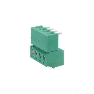 ترمینال بردی 4 پین زاویه‌دار MX15EDGK+RC-3.81-4PIN برند مکستی MAXT